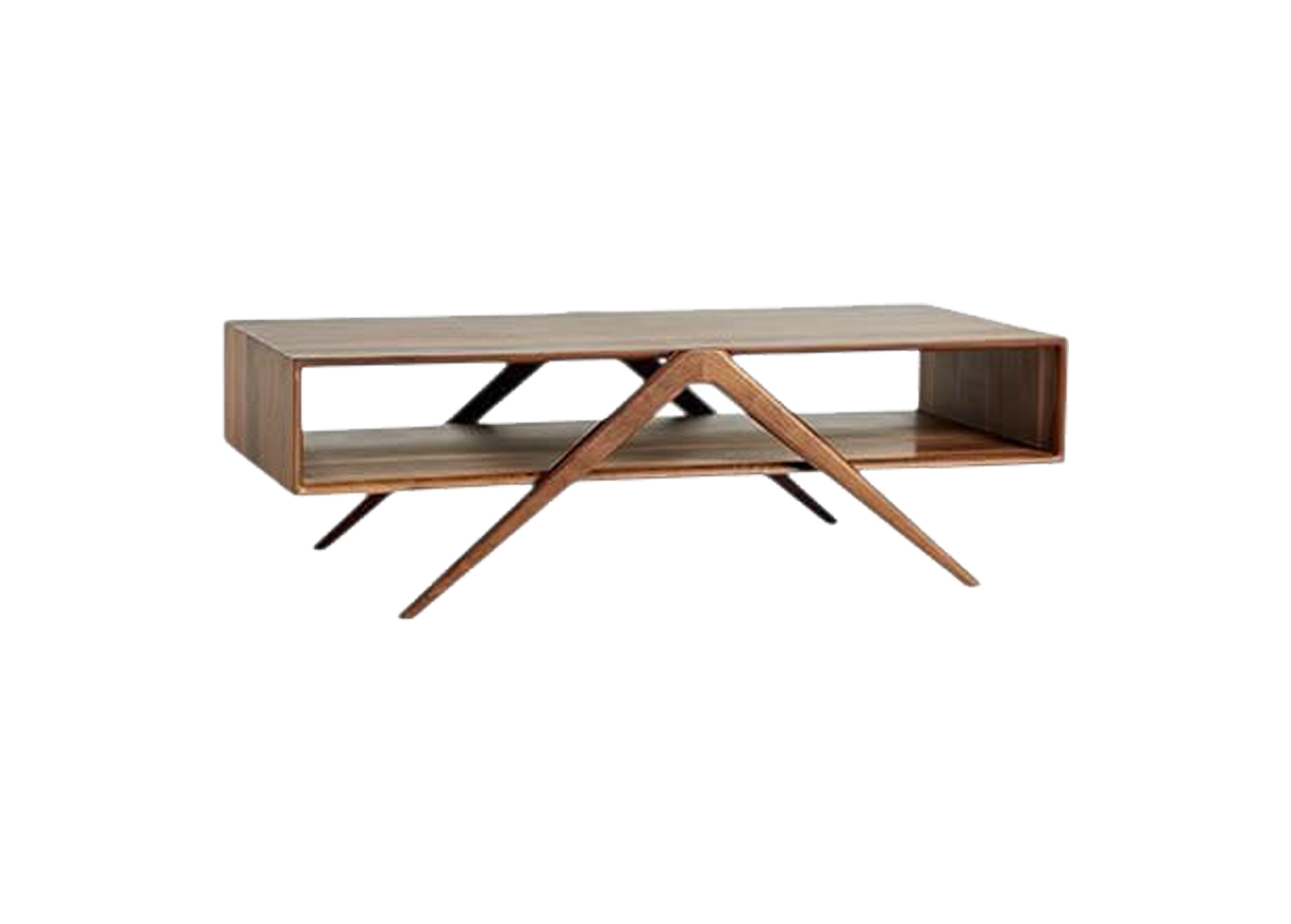 Sleek Modern Antique TV Stand Console