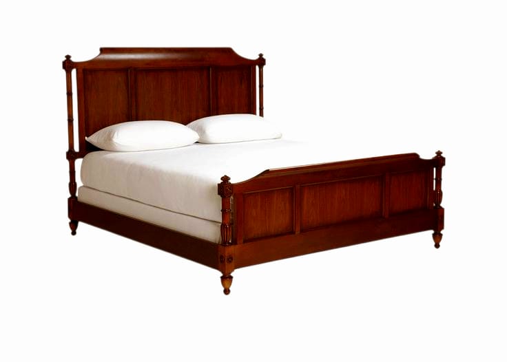 Solid Clear Mahogany King Size Bed