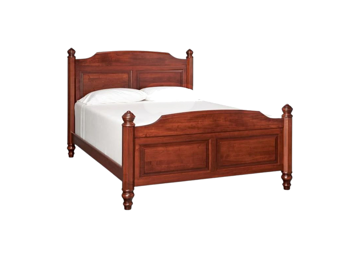 Kiln Clear Solid Mahogany Bed
