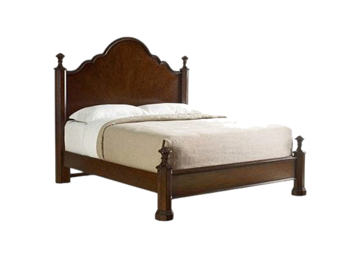 Dark Antique Finish Prime Mahogany Bed