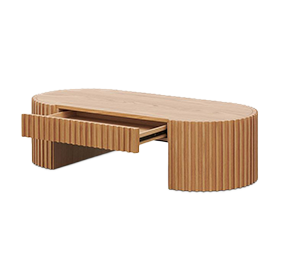 Oak Ripple Coffee Table
