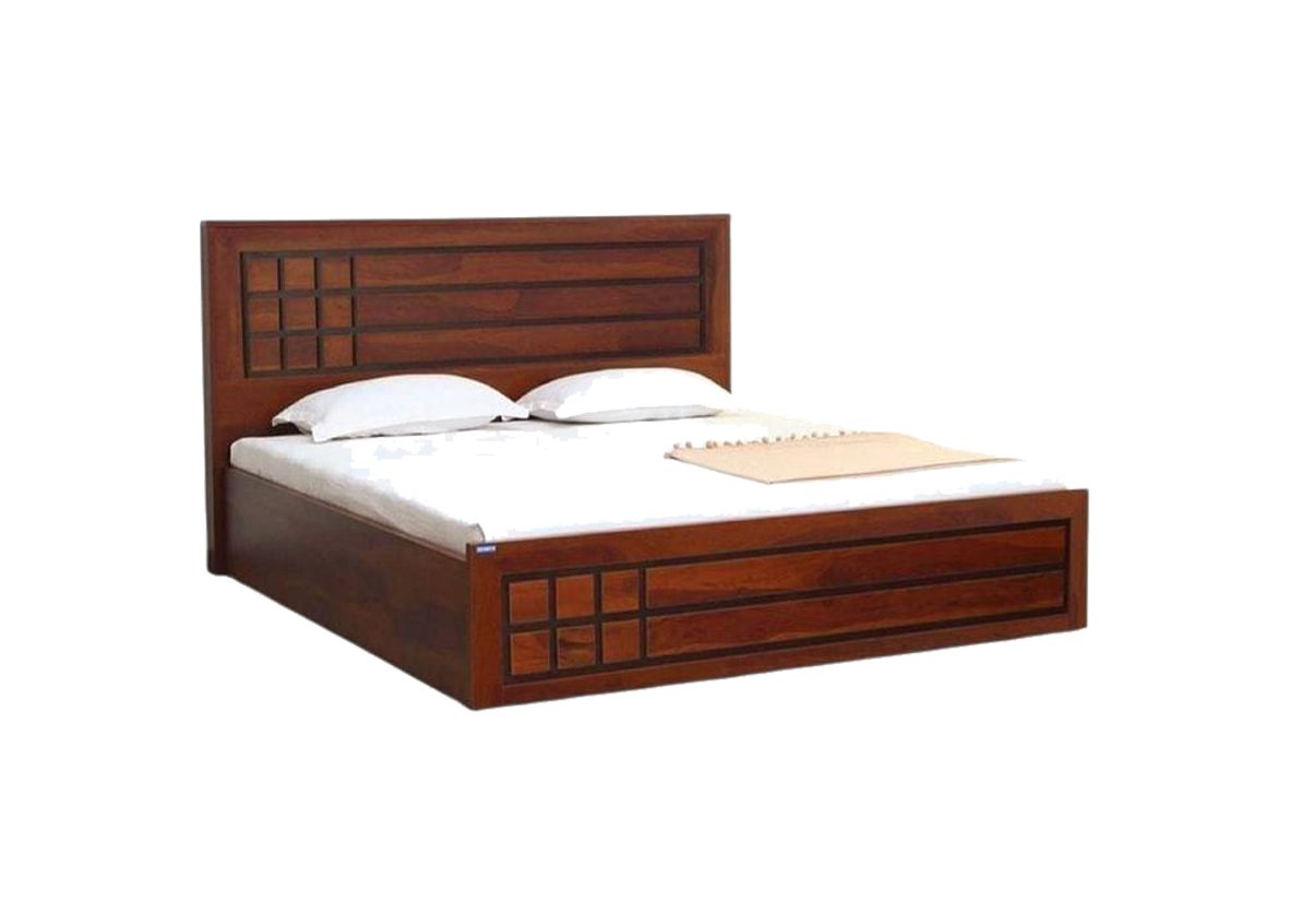 Solid Mahogany King Size Bed – Grand Elegance