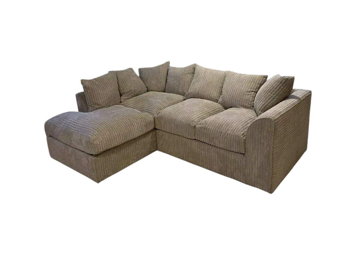 Brown Cushioned Sweet Sofa Set