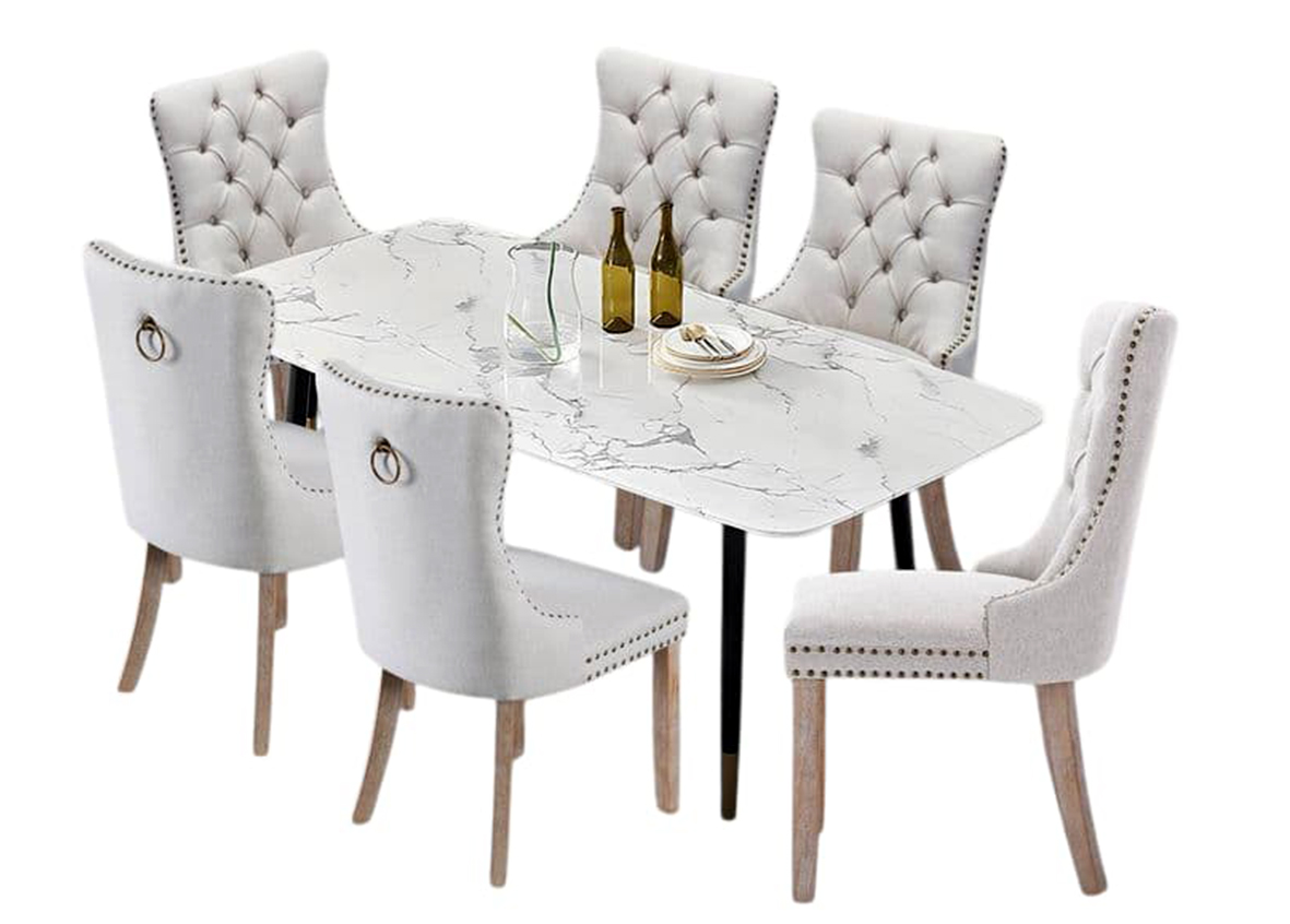 Velvet Throne Dining Set