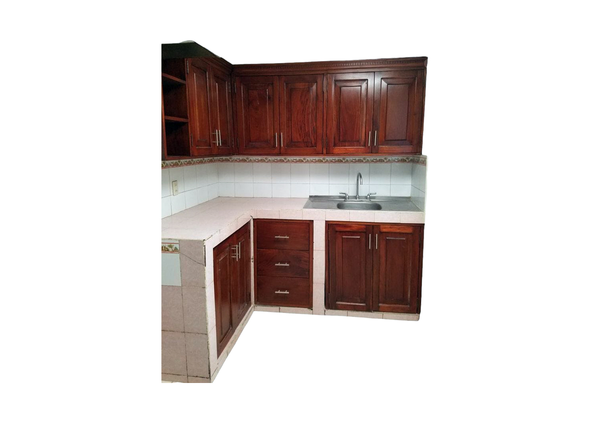Solid Clear Kitchen Cabinet – Top & Bottom Unit