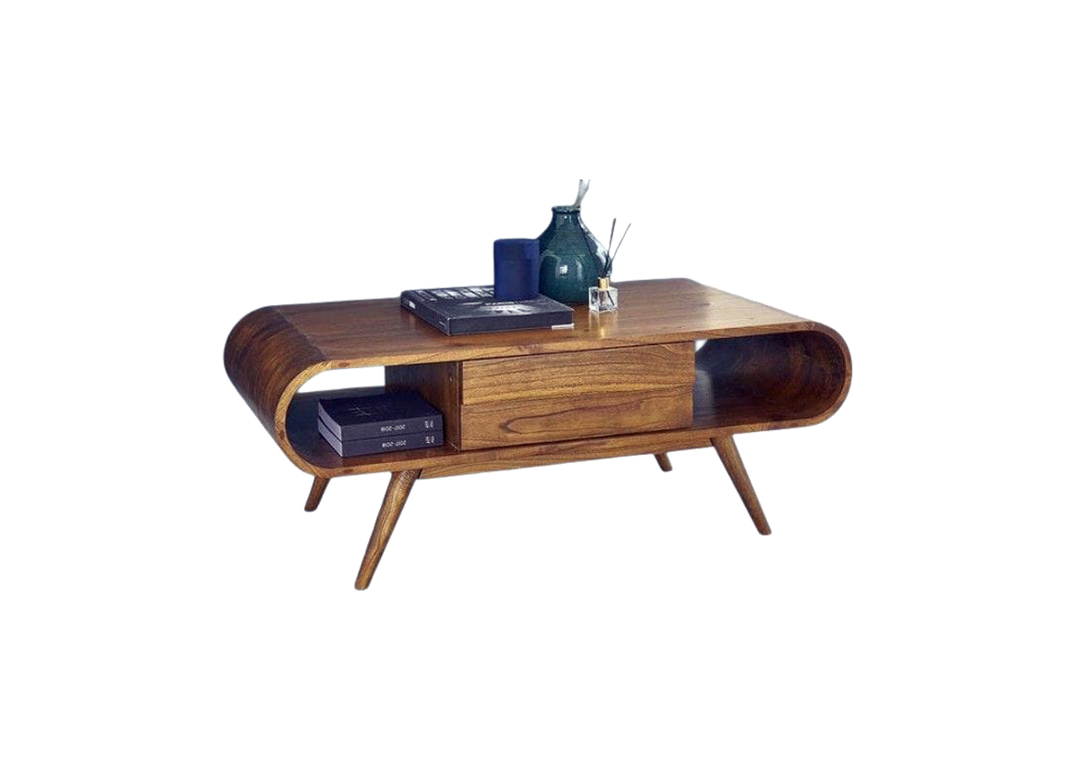 Clear Swivel Coffee Table