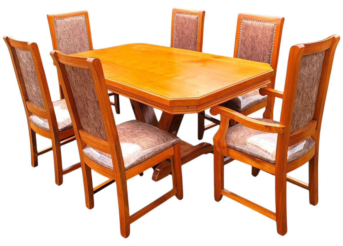 Golden Elm Dining Set