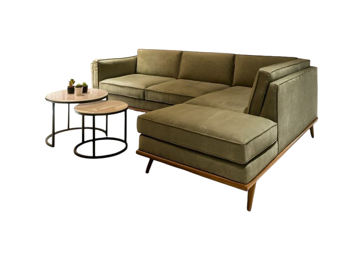 Kellen L-Shaped Sofa Sea